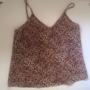 cheetah print tank top